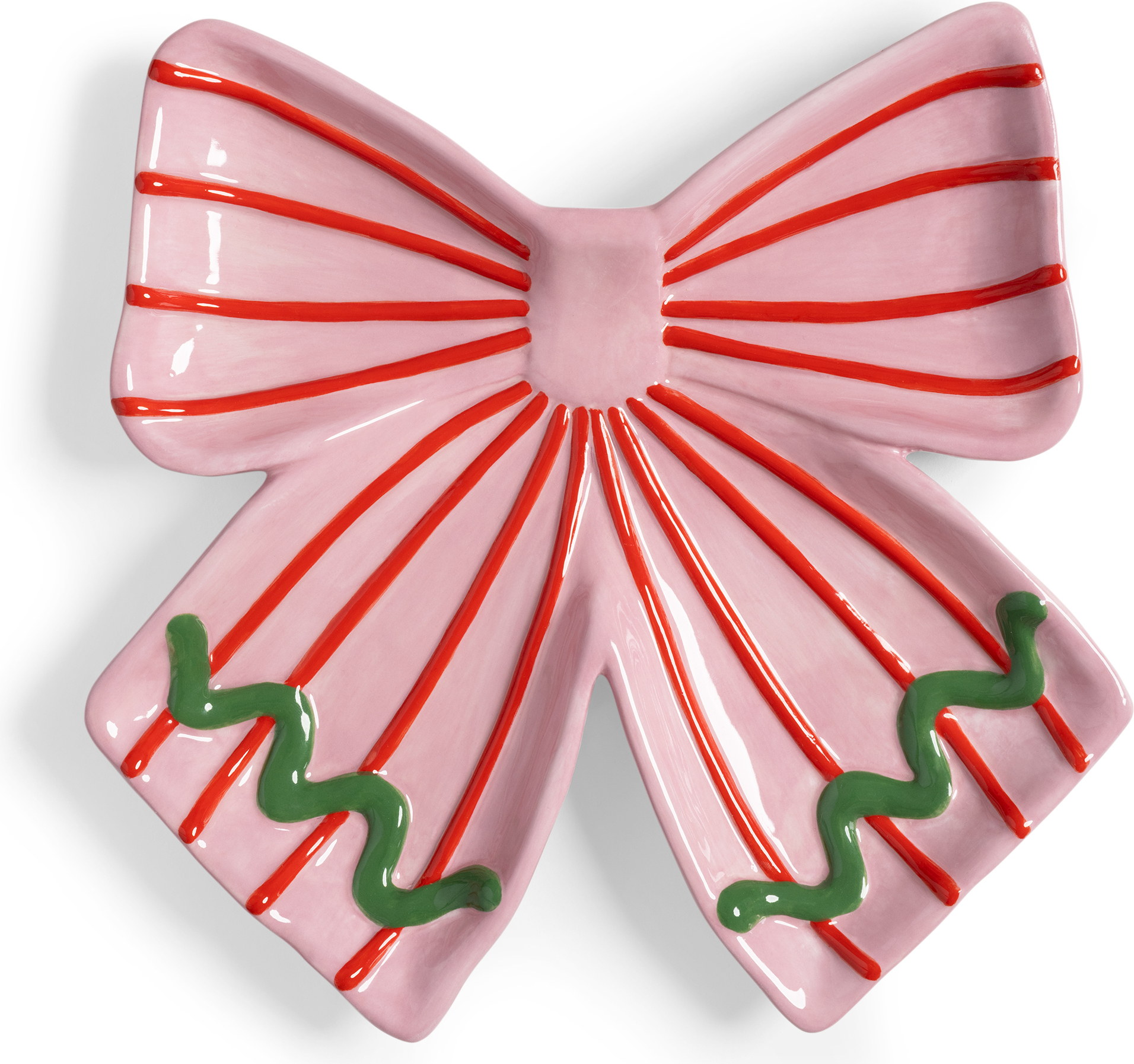 Ribbon Snackteller 22 cm, rosa