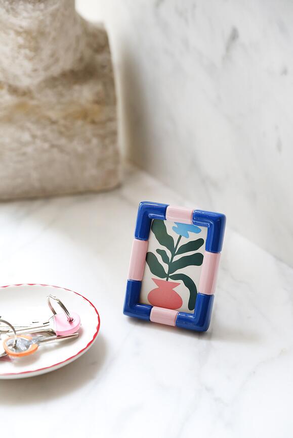 Rift fotoramme rektangulær 5,5 x 8 cm, lilla