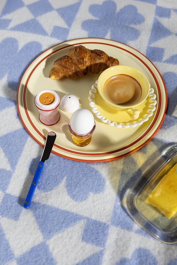 Sāls- un piparu trauks &K Egg, dzeltens