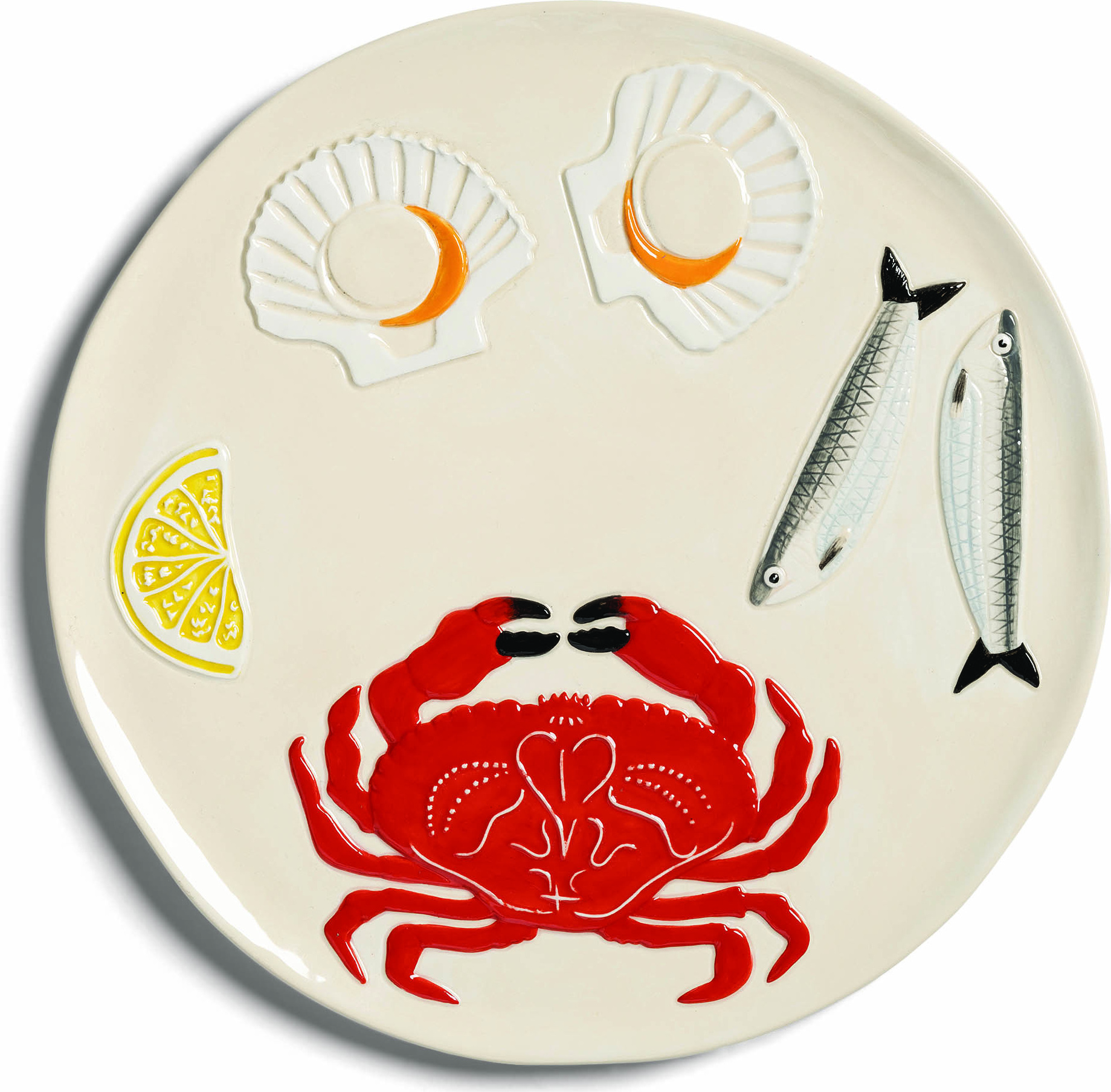 Servierteller De La Mer Crab 26,5 cm
