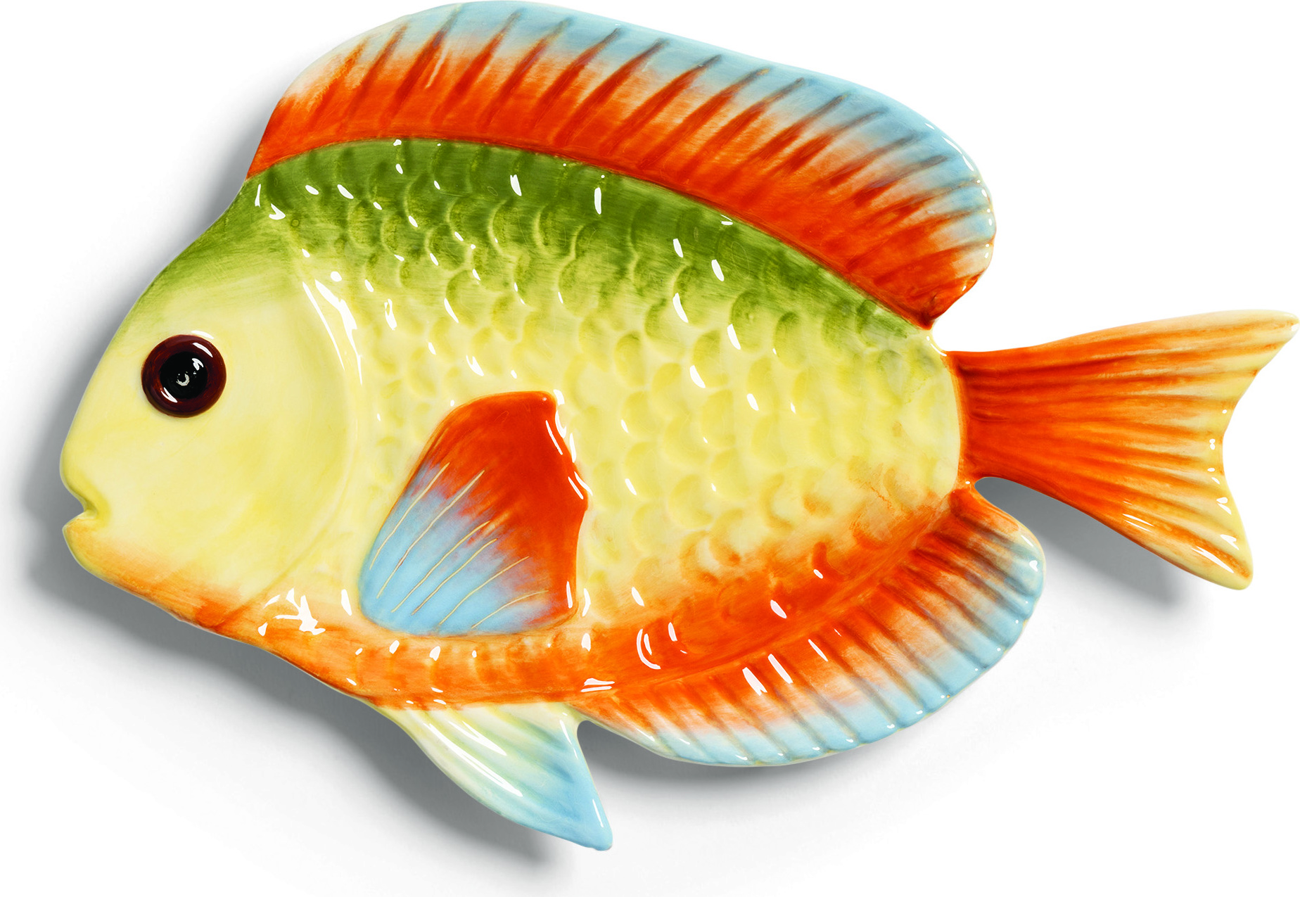 Servierteller Fish Rainbow 17 x 25,5 cm