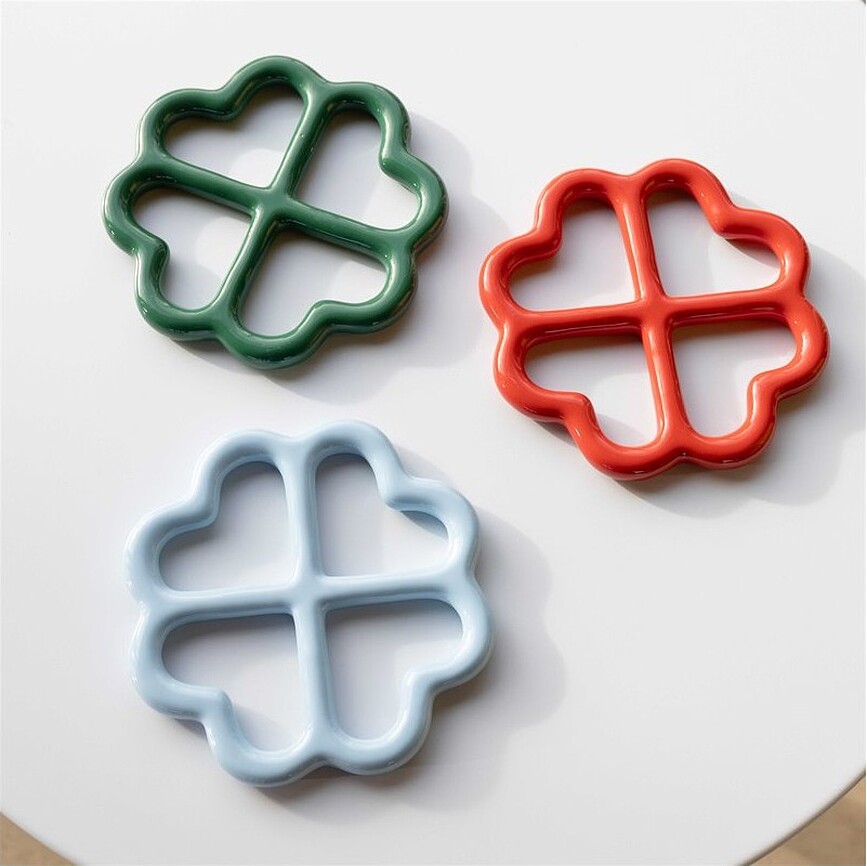 Sous-plat &K Clover, rouge