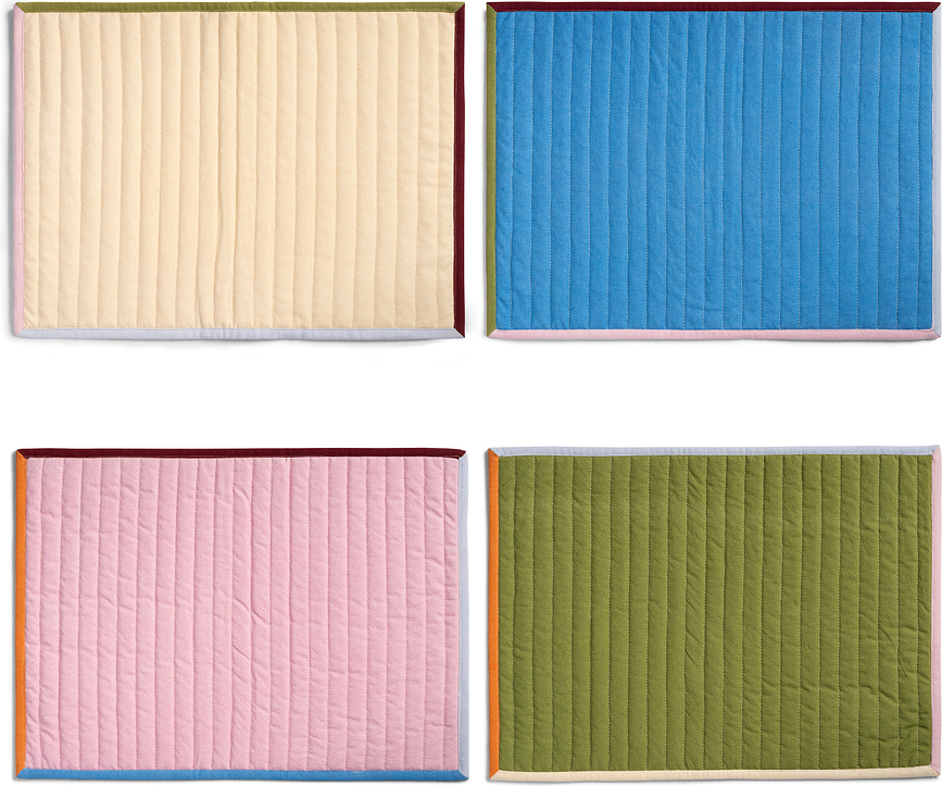 Stitch Placemats 33.5 x 45 cm, 4 pcs.