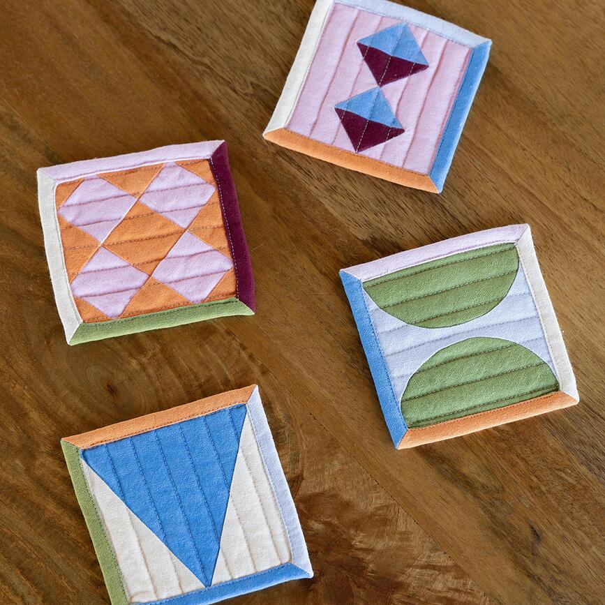 Stitch Untersetzer 12 x 12 cm, 4 St.