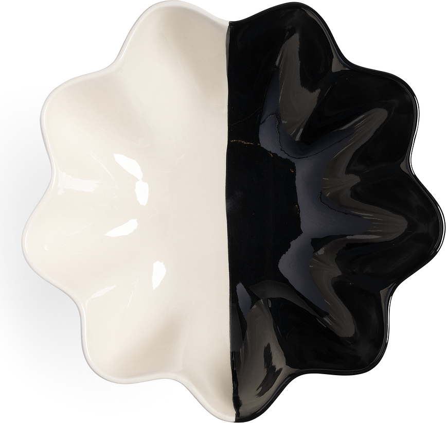 Sun Bowl on a Stand 24.5 cm, blue