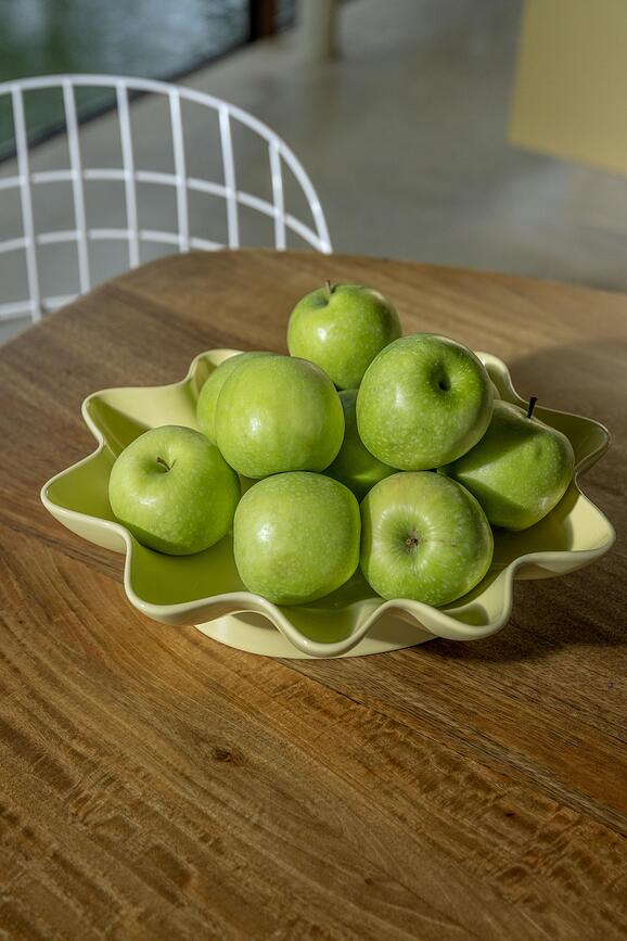 Sun Oval Platter 28 x 33 cm, buttery