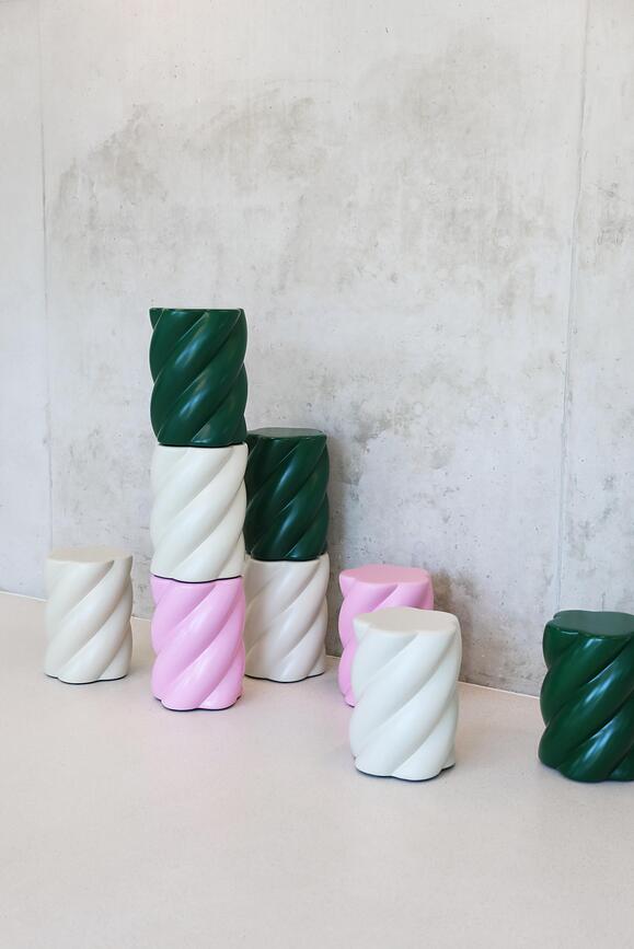 Taburet Marshmallow roheline
