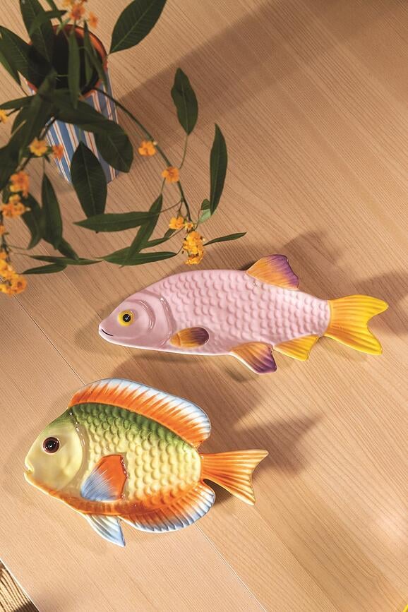 Talerz do serwowania Fish Rainbow 17 x 25,5 cm