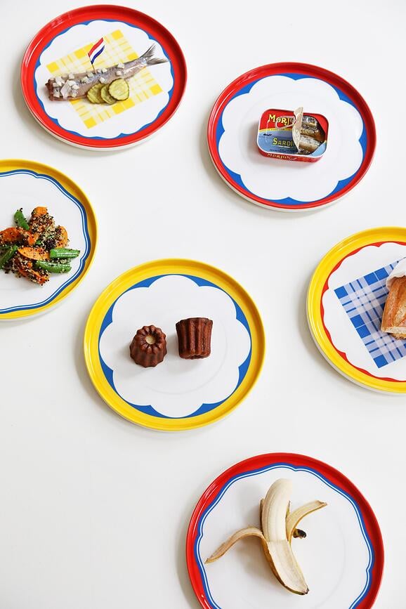 Talerz obiadowy Daydream Bulge 26 cm żółty