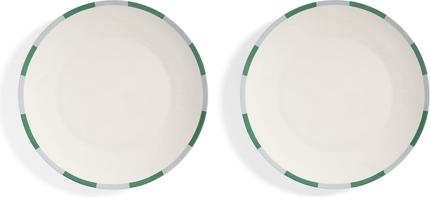 Talerze obiadowe Bliss 27 cm zielone 2 szt.