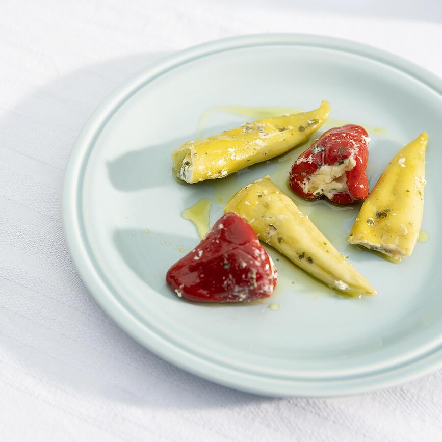 Talerze śniadaniowe Mochi 22,5 cm żółte 2 szt.