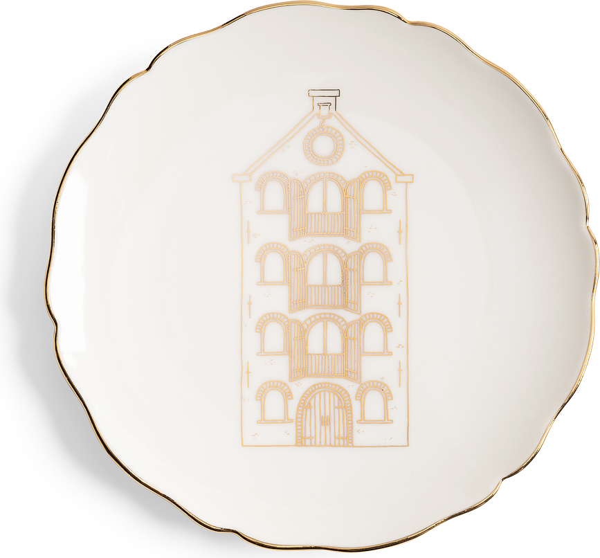 Talerzyki deserowe Canal House 13 cm 4 szt.