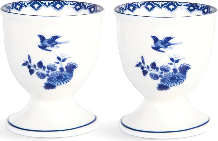 Θήκες αυγών Delftware, 2 τμχ