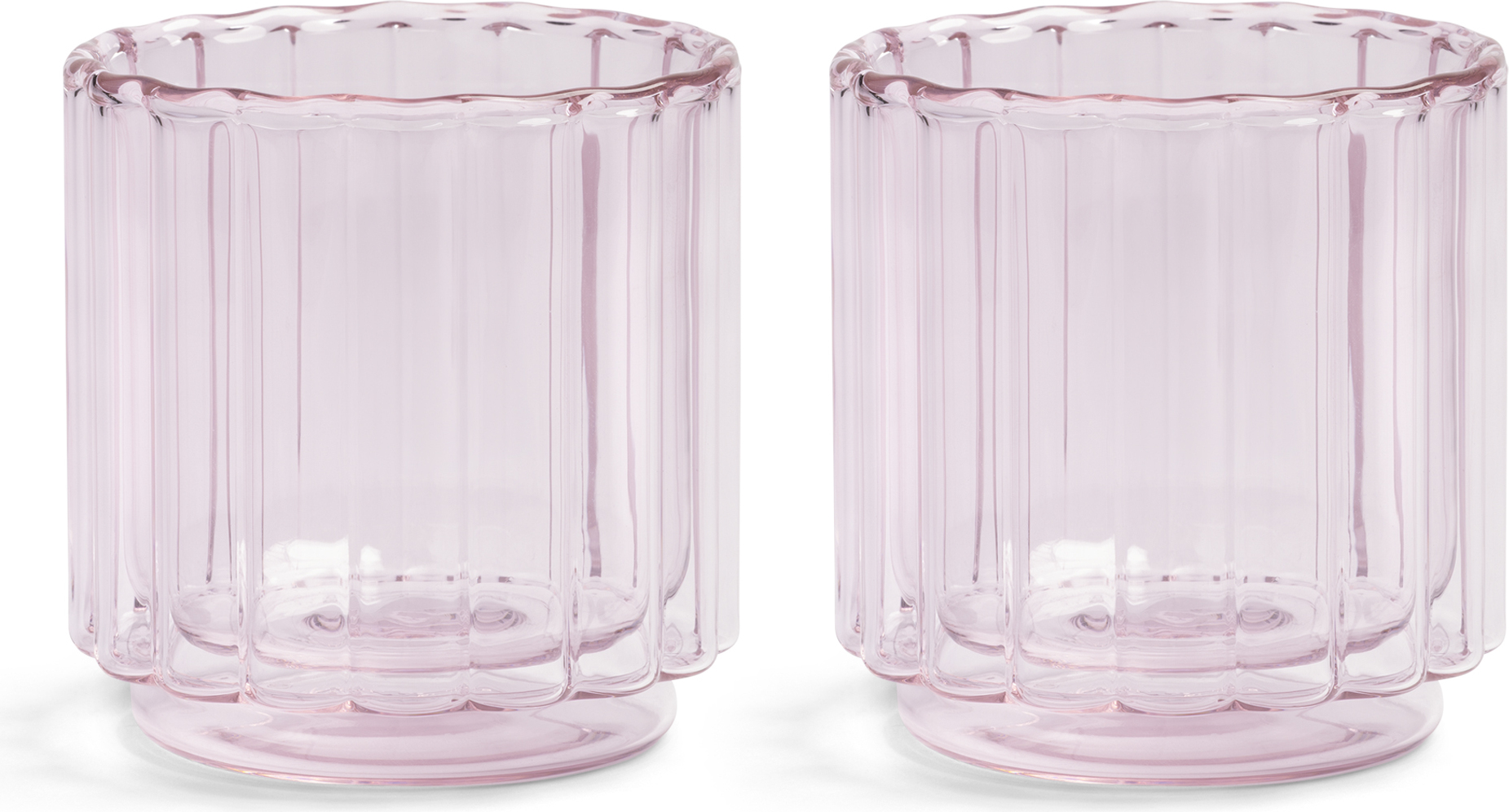 Tube Gläser 200 ml, rosa, 2 St.