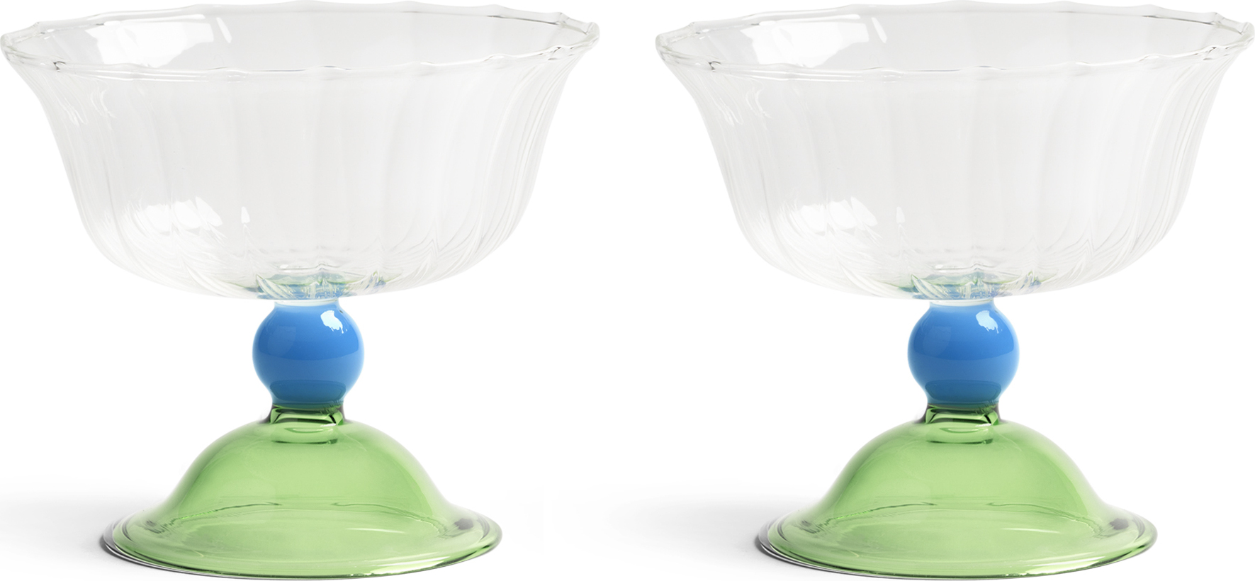 Tulip Cocktailgläser 300 ml, grün, 2 St.