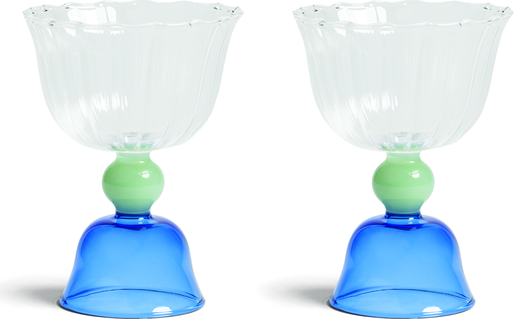 Tulip Gläser 200 ml, blau, 2 St.
