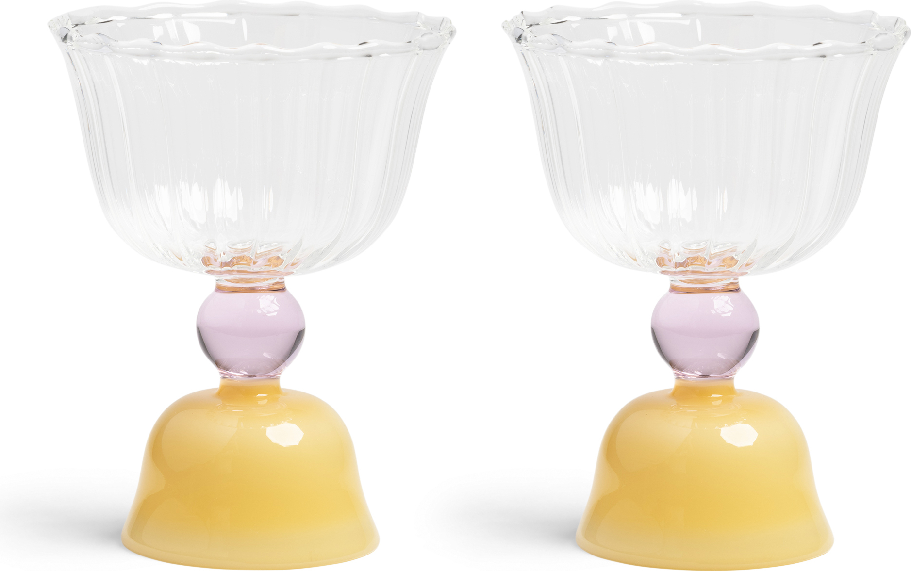 Tulip Gläser 200 ml, karamell, 2 St.