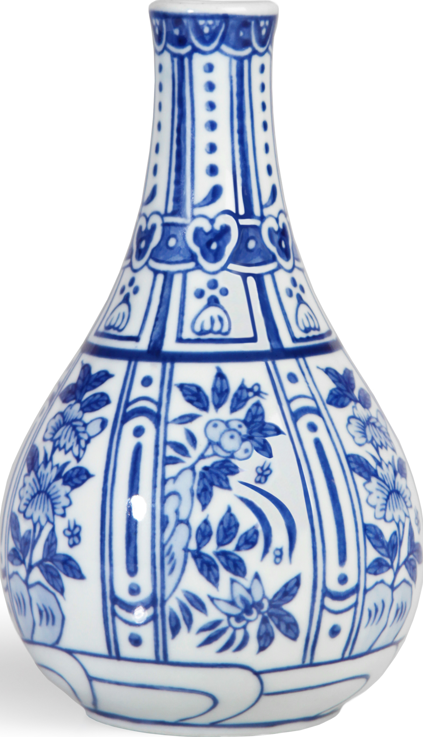 Vase Flowers Dots 15 cm