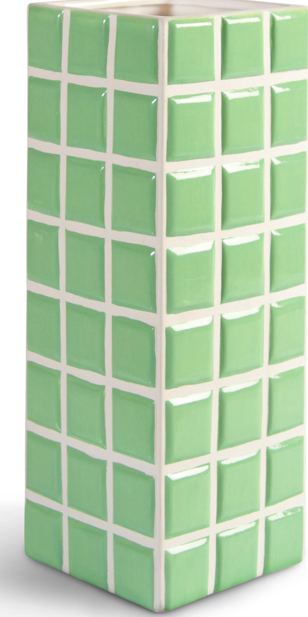 Vase Tile 28 cm, mint
