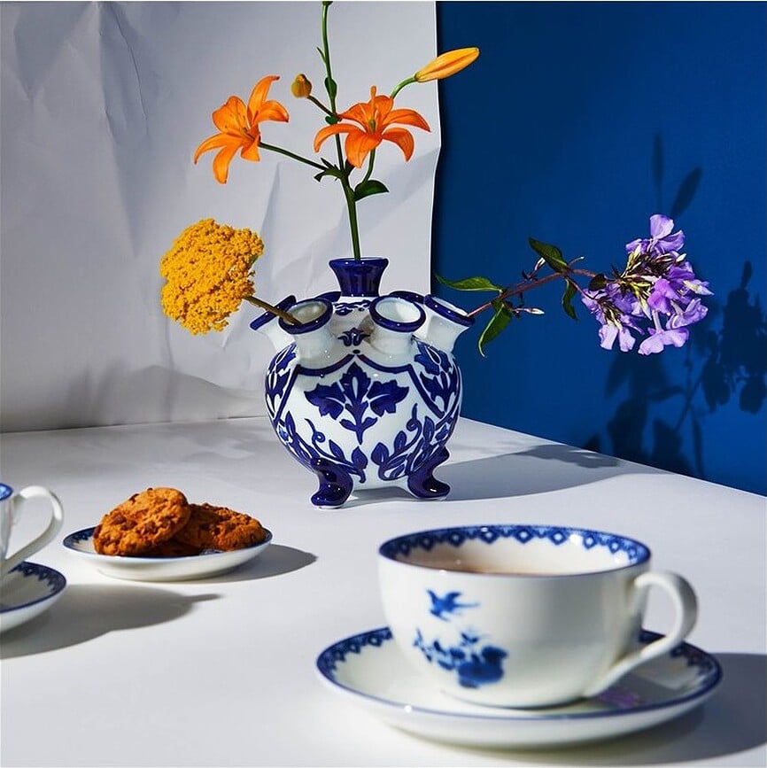 Vase Tulip Blue