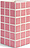 Váza Tile 21 cm, ružová