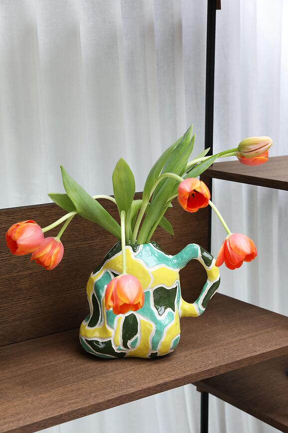 Vāze Jug-a-vase 24 cm, rozā