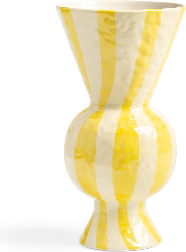 Wazon Rhombic 29,5 cm żółty