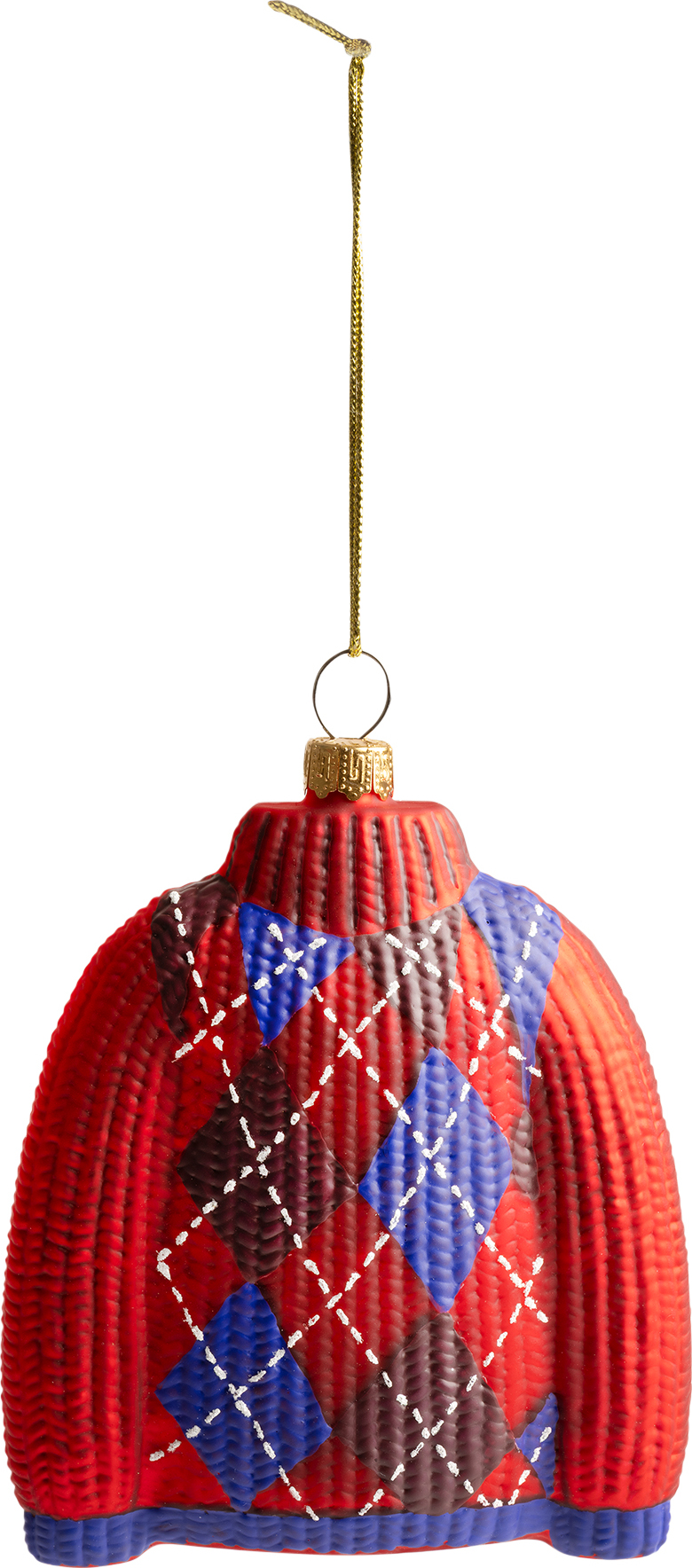 Weihnachtsbaumschmuck Sweater, rot