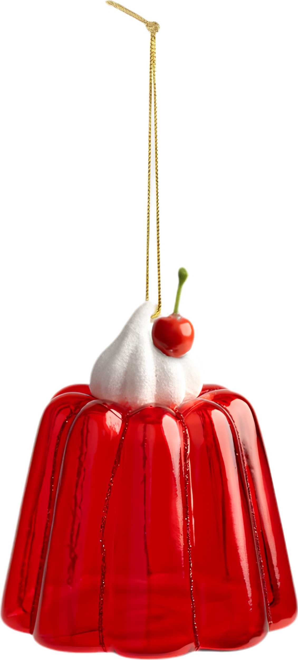 Weihnachtsdekoration Pudding, rot