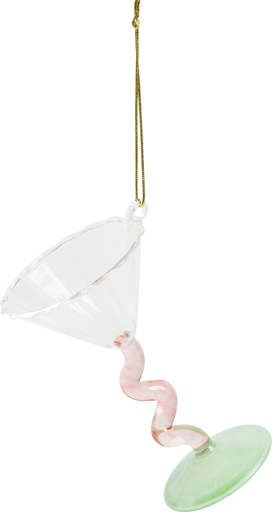 Weihnachtskugel Coupe Curve, rosa