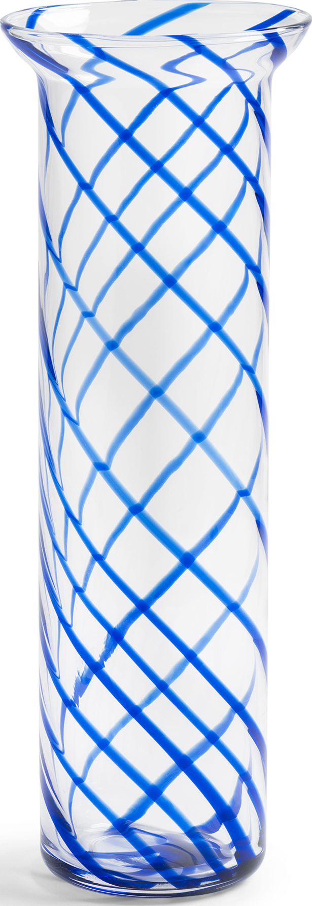 Yogu Spiral Vase 42 cm, blau