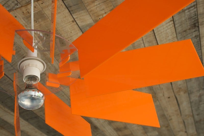 Al-Verd Lampe, rouge