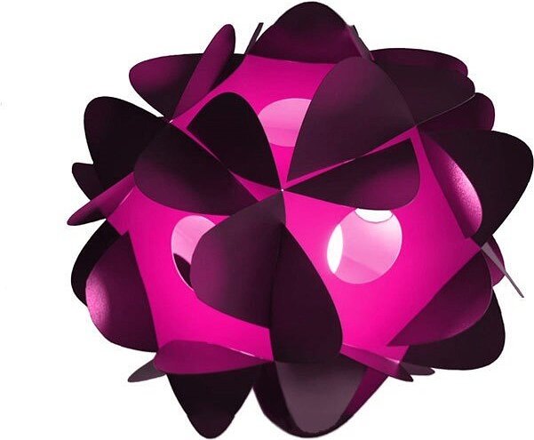 Orbital Lampe, aubergine