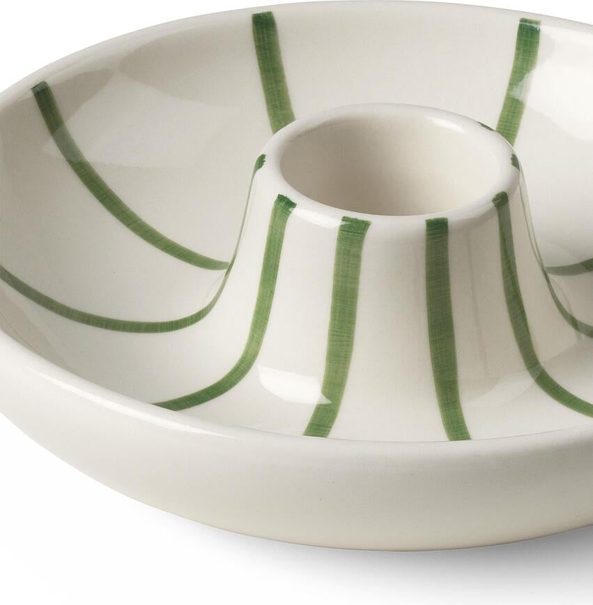 Candelabro Signature, verde, para vela de estilo clásico