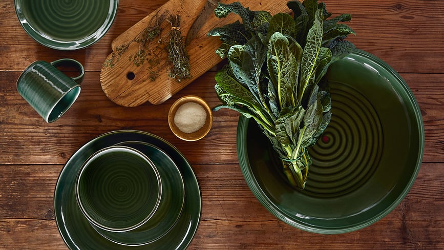 Colore Skleda, 19 cm, zelena