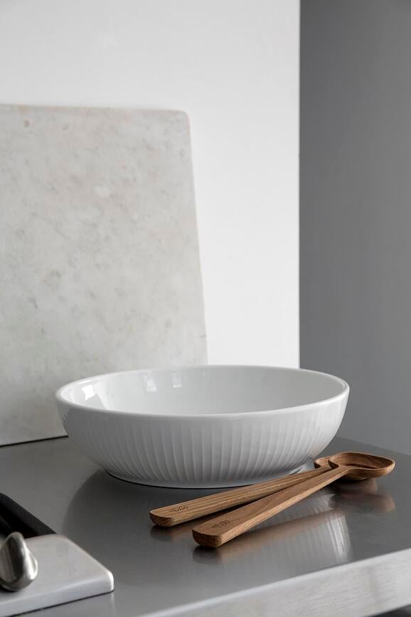 Cubiertos para Ensalada de madera de roble Hammershøi, Set de 2 piezas