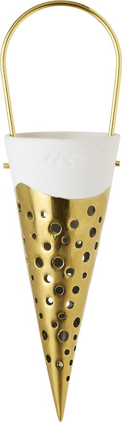 Decorazione natalizia Nobili 18 cm di colore oro