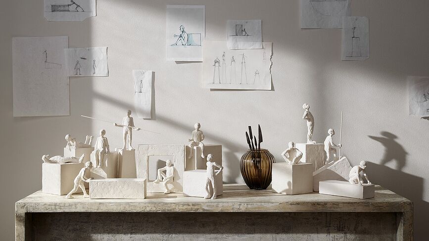 Figura Decorativa Astro, signo Acuario