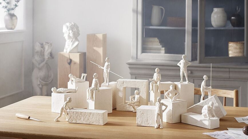 Figura Decorativa Astro, signo Acuario