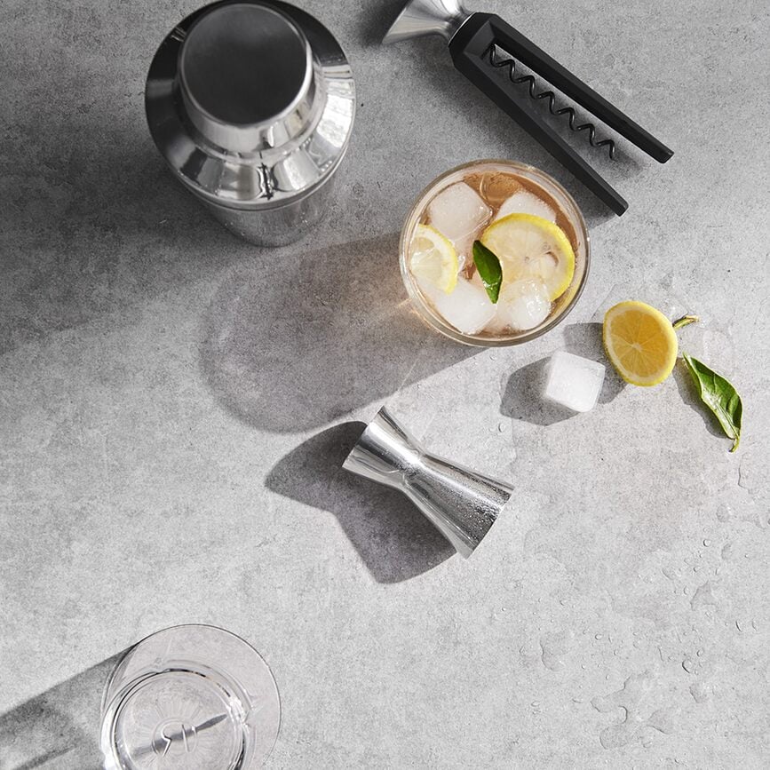 GC Barware Barmanski Set s 2 čaše za šampanjac 5 dijelova