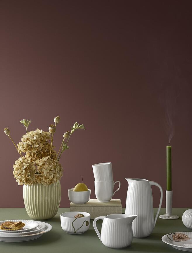 Hammershøi Assiette à Déjeuner, 22 cm, blanche