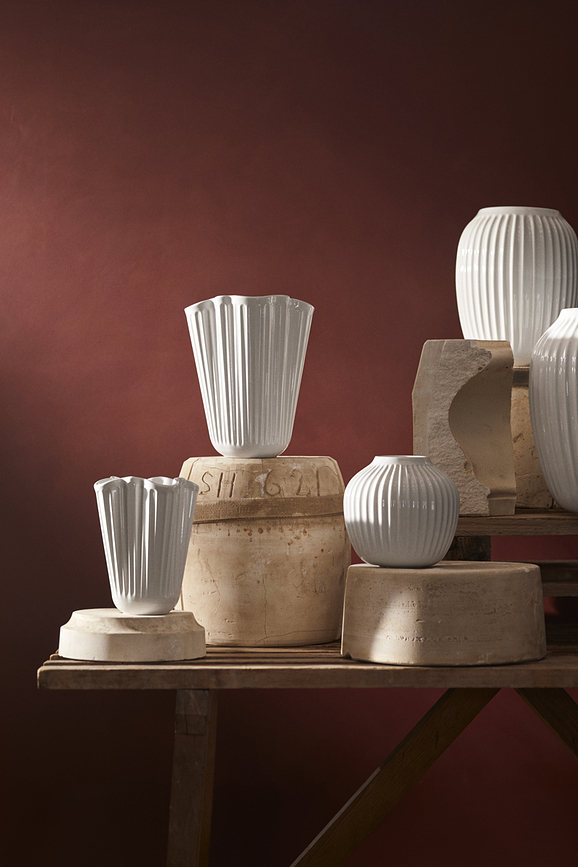 Hammershøi Βάζο, 20,5 cm, λευκό