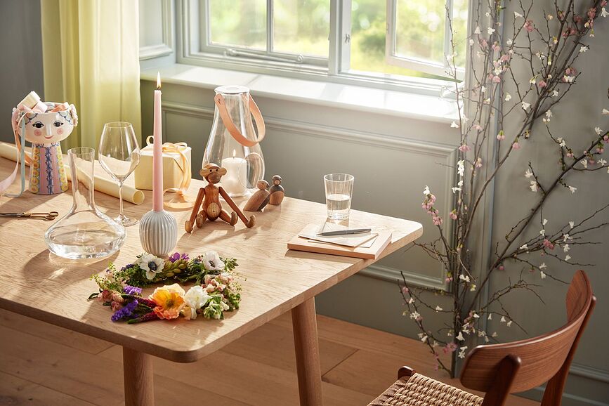 Hammershøi Bougeoir 8,5 cm, blanc