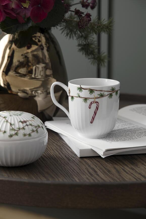 Hammershøi Christmas Bombonjera, božični motiv, keramika
