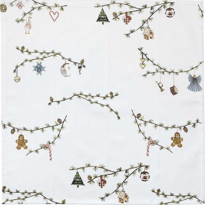 Hammershøi Christmas Πετσέτες Χριστουγεννιάτικες, 45 x 45 cm, 4 τμχ