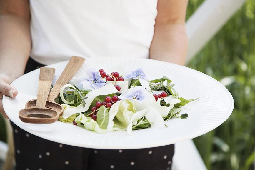 Hammershøi Cuillères à Salade, en bois de chêne, Set 2 pièces