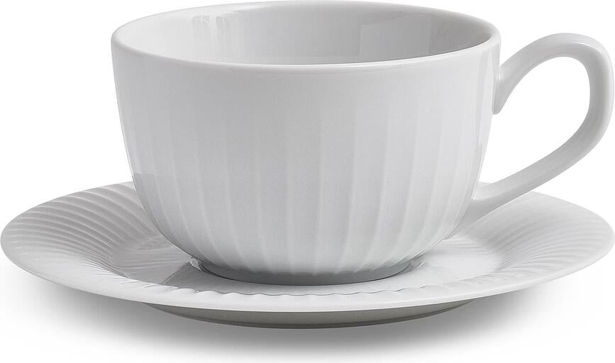 Hammershøi Kaffeetasse 250 ml weiß mit Untertasse