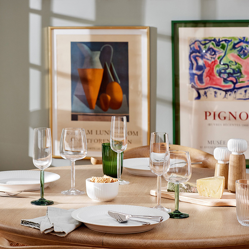 Hammershøi Kozarci za šampanjec, 240 ml, prozorni, 2 kosa