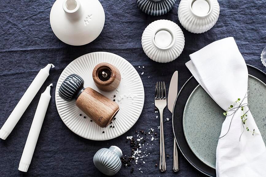 Hammershøi Mlinček za poper ali sol, 14,5 cm, antracitni