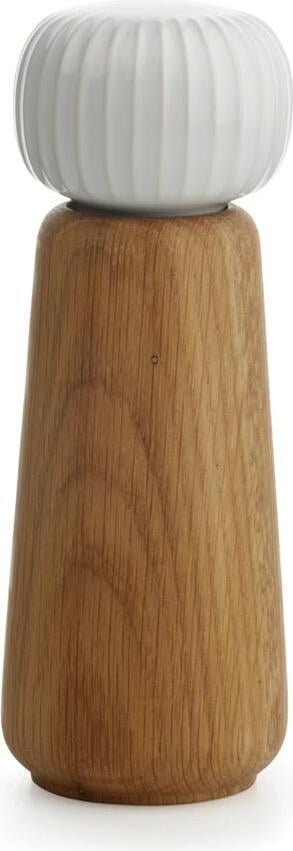 Hammershøi Pfeffer- oder Salzmühle 18,5 cm weiß